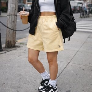 Kuwalla Yellow French Terry Shorts